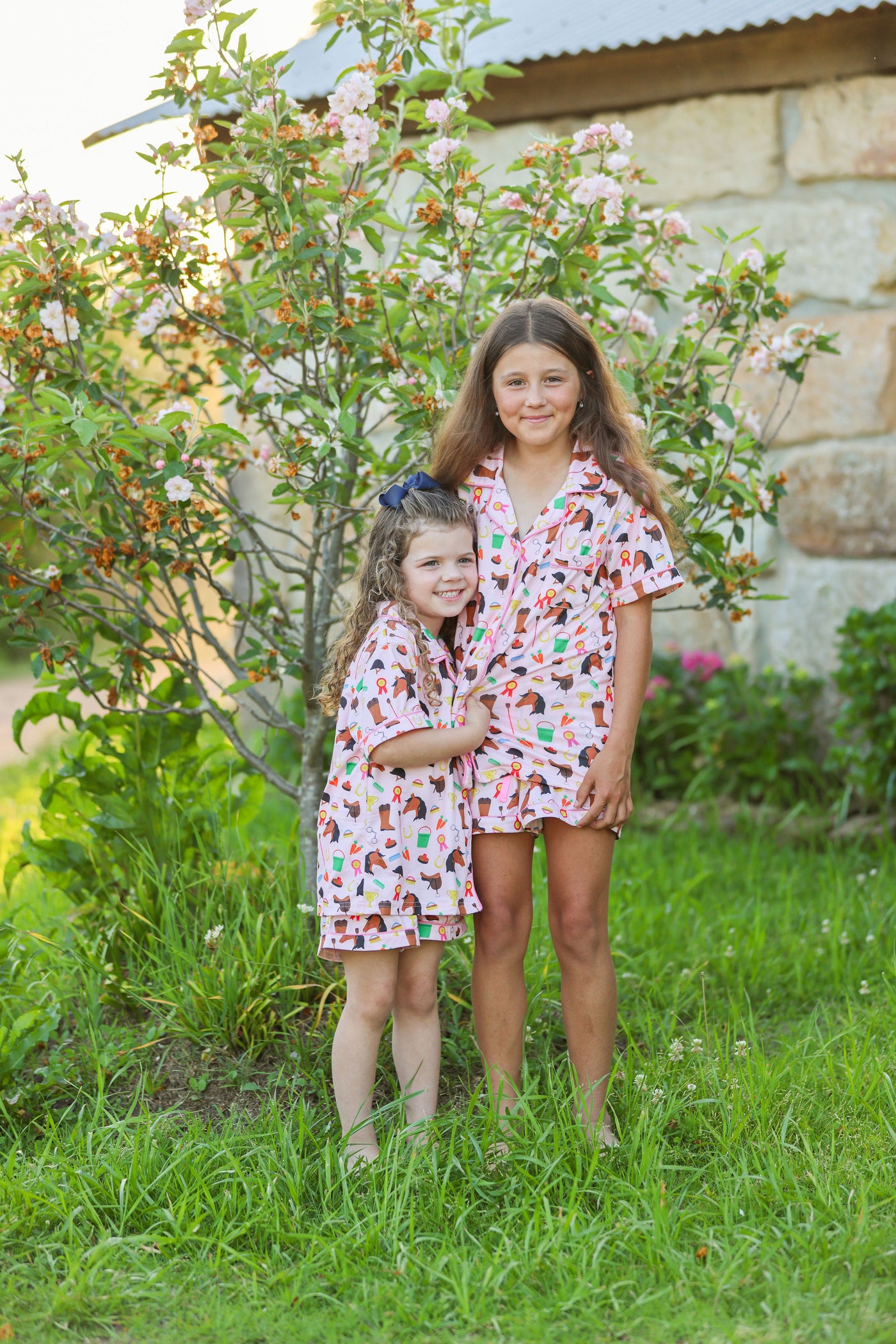 Gallops and Garlands Girls Pyjamas | By Ippico Equestrian